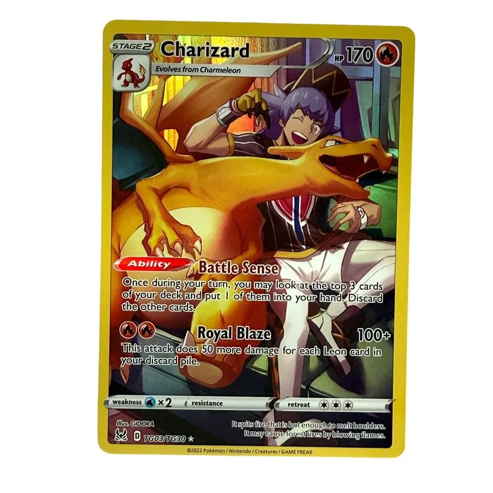 Pokémon TCG Charizard TG03/TG30 Lost Origin 2022 Trainer Gallery Rare Holo NM-MT